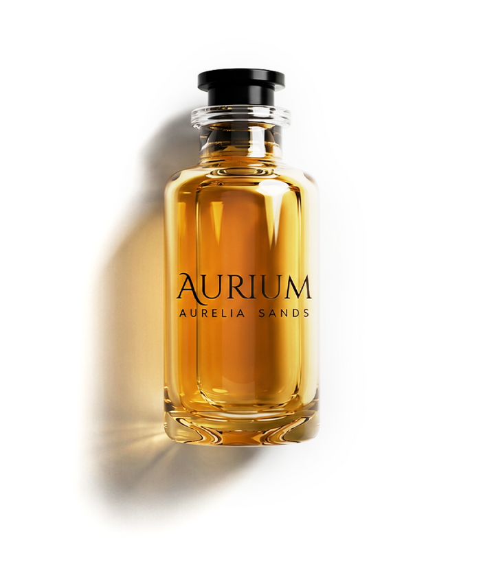 Aurelia Sands 100ml Eau de Parfum with warm spices, woody notes and rose