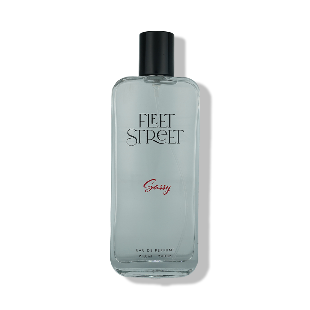 Fleet Street Sassy women's perfume with a fresh blend of floral and fruity notes, creating a soft and feminine fragrance
