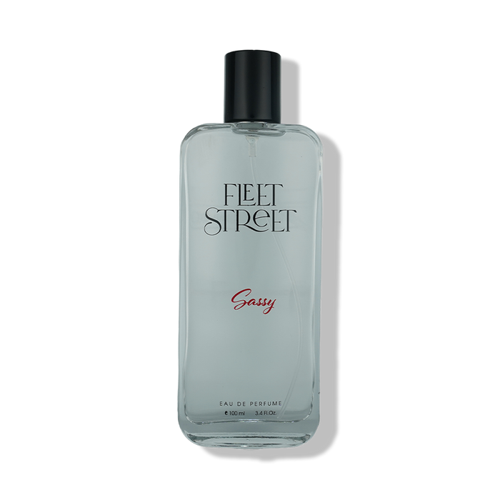 Fleet Street Sassy women's perfume with a fresh blend of floral and fruity notes, creating a soft and feminine fragrance