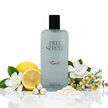 Fleet Street Opale women's perfume with a soft and refreshing blend of musk and floral notes, creating a light feminine fragrance