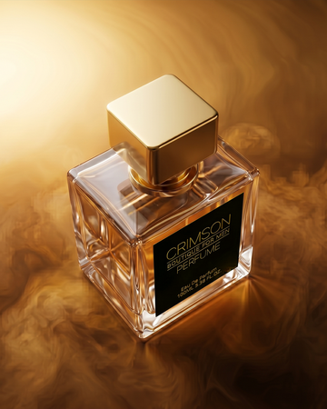 Crimson Gold women's Eau de Parfum with a bright fruity and floral scent