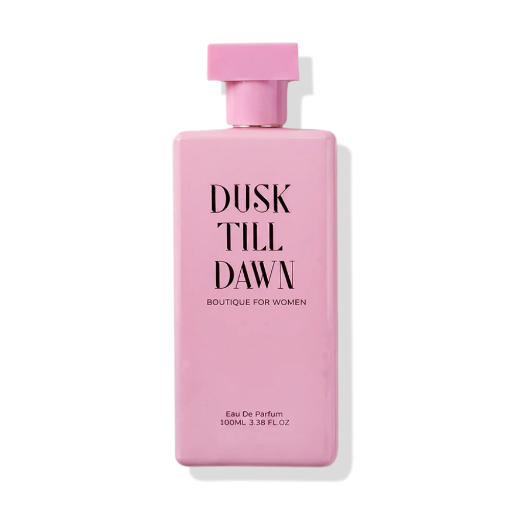 Dusk Till Dawn women's Eau de Parfum 100ml with icy fruits, yuzu and pomegranate, followed by peony, lotus flower and magnolia with a smooth musk, mahogany and amber base
